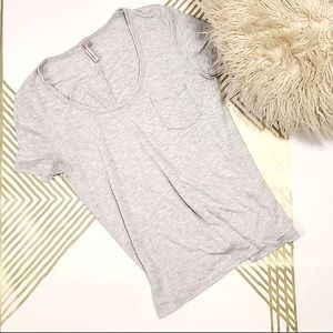 Grey banana republic tee
